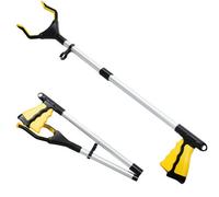 Taylor & Brown 32" Reacher Grabber Tool, Lightweight Mobility Aid, Trash Claw, Litter Picker, Arm Extension For Elderly (Yellow)