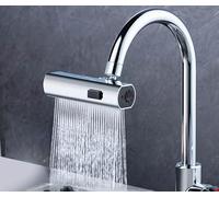 Taylor & Brown 360° Swivel Tap Aerator 4 in 1 Kitchen Faucet Sink Tap Bathroom Spray Head Attachment Attachment Waterfall 15-22mm Water Saving Splash Proof