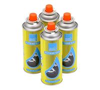 Taylor & Brown 4 Pack Butane Gas Bottles Canister Cartridge Canisters Cylinder | for Camping Stove Cooker, Heater, Barbecue or BBQ, Weed Burner, Kitchen Blow Torch