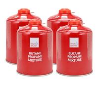 Taylor & Brown 4 Pack Camping Gas Canister - Power Gas 450g - Standard Threaded Gas Canisters for Camping Stove - Mix of Isobutane & Propane Gas - EN417 Gas Cartridge for Camping Stove