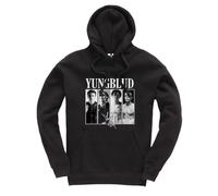 Taylor Brown 4 picture montage Yungblud, iconic icon punk pop trendy cool idols Jumper Unisex Funny Adults Hoodie Jumper Black