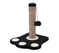Taylor & Brown 40cm Tall Cat Scratching Post, Cat Scratcher Kitten Scratch Post for Indoor Cats with Sisal Pole 360° Rotating Hanging Ball, Durable Cat Furniture Covered with Soft Plush Carpet