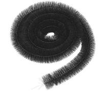 Taylor & Brown 4M Black Gutter Brush Leaf Guard, Durable Gutter Protection Roll, Easy-To-Fit 100mm X 4M Gutter Cleaner