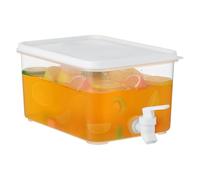 Taylor & Brown 5L Drinks Dispenser Milk Dispenser Fridge Water Dispenser With Tap Fridge Jug Drinks Chiller Large Dispenser For Milk Fruit Teapot with Faucet For Making Teas and Juices