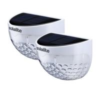 Taylor & Brown 6 Led Solar Security Lights, Waterproof Wireless Outdoor Sensor For Garden, Patio, Fence, Yard 2 Pack, White