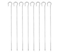 Taylor & Brown 8 Pcs Halogen Oven Stainless Steel Skewers For Grilling Chicken, Veggie, Fajita Steak And Bbq Parties