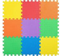 Taylor & Brown 9 Pack Children’s Interlocking Foam Play Mat - 29.5x29.5cm Multi Colour Floor Mats - Comfortable Cushiony Foam Floor Puzzle Mat for Kids & Toddlers
