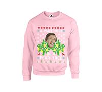 Taylor Brown A partridge in a pear tree meme trending xmas festive christmas viral humour Unisex Funny Adults Sweatshirt Jumper Baby Pink