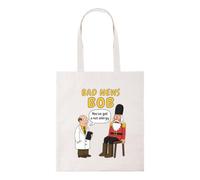 Taylor Brown Bad news nutcracker pun joke novelty humerous silly christmas xmas festive winter santa pun reusable shopping bag cotton shopper tote bags