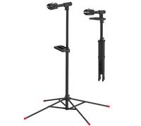 Taylor & Brown Bicycle Workstand Folding Bike Repair Maintenance Pro Home Mechanic Bicycle Work Stand Rack Adjustable Height with Legs, 95-145 cm, Black