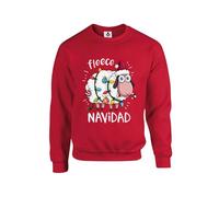 Taylor Brown Christmas lights sheep, fleece navidad, meme novelty iconic silly weird xmas joke Unisex Funny Adults Sweatshirt Jumper Red