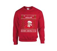 Taylor Brown Christmas version, Shalom and Merry christmas Jim Friday night dinner Unisex Funny Kids Sweatshirt Jumper