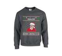 Taylor Brown Christmas version, Shalom and Merry christmas Jim Friday night dinner Unisex Funny Kids Sweatshirt Jumper