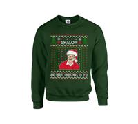 Taylor Brown Christmas version, Shalom and Merry christmas Jim Friday night dinner Unisex Funny Kids Sweatshirt Jumper