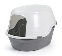 Taylor & Brown Covered Cat Litter Box With Open Entry Door, Hooded Enclosed Cat Toilet Tray For Indoor Cats, Privacy Design