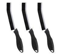 Taylor & Brown Crevice Cleaning Brush Set 3 PCS - Cleaning Essentials, Hard Bristle Groove & Gap Brushes for Bathroom, Kitchen, Tile, Grout, Window Tracks, Door Frames, Toilet, Sink & Car Detailing