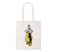 Taylor Brown David brent yellow bird meme, iconic sitcom tv comedy humour british tote bag cotton shopper shopping reusable bags