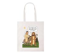 Taylor Brown Donkey isn't the only thing mary joseph pun offensive rude humerous christmas xmas jesus reusable shopping bag cotton shopper tote bags