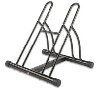Taylor & Brown Double Heavy Duty Twin Bike Bicycle Floor Parking Stand Holder Storage Rack Reversible Mountain Bikes Kids Indoor Outdoor Home Garage Shed