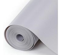 Taylor & Brown Drawer Liners 44.5cm x 500cm EVA Non-Adhesive Kitchen Shelf Liner, Waterproof Washable Cupboard & Cabinet Mat, Anti-Slip Fridge Liners and Sink Protector for Home & Office, Grey