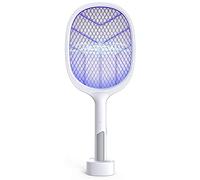 Taylor & Brown Electric Fly Swatter, 2 in 1 USB Rechargeable Mosquito Bug Zapper Racket 3,500 Volt Fly Killer Indoor Outdoor Light Camping Accessories