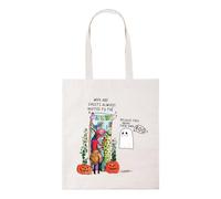 Taylor Brown Ghosts party joke, novelty meme halloween autumn spooky witch pumpkin tote bag cotton shopper shopping bags reusable