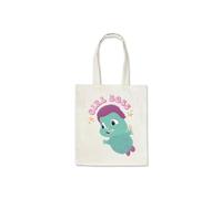 Taylor Brown Girl boss tote bag reusable shopping bag cotton shopper, novelty meme cute bibble iconic icon 2000s trend humerous cool