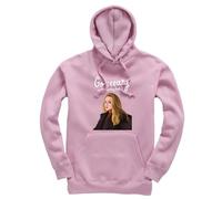 Taylor Brown Go easy on the turkey, christmas xmas festive meme novelty silly joke humour comedy Jumper Unisex Funny Adults Hoodie Jumper Baby Pink