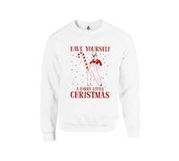 Taylor Brown have yourself a harry little christmas xmas Unisex Funny Adults Sweatshirt Jumper White