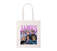 Taylor Brown James Beaufort, retro 90s max vintage hall iconic icon bootleg fun ruby bell cotton shopper bag tote bag reusable shopping bags