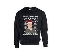 Taylor Brown Keep it real like Ian Beale meme christmas xmas Unisex Funny Adults Sweatshirt Jumper Black