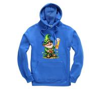 Taylor Brown Leprechaun & Beer st patrick's day, irish drinking drink meme novelty Jumper Unisex Funny Adults Hoodie Jumper Royal Blue