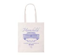 Taylor Brown Man-child, cute trendy iconic cool Sabrina Carpenter trending tote bag cotton shopper shopping reusable bags