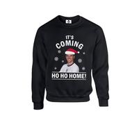 Taylor Brown Mason Mount, It's coming ho ho home, xmas festive football christmas Unisex Funny Adults Sweatshirt Jumper Black