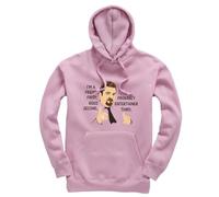 Taylor Brown Meme text David Brent, Sitcom British Humour Comdedy Novelty Silly Jumper Unisex Funny Adults Hoodie Jumper Baby Pink