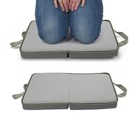 Taylor & Brown Memory Foam Kneeling Pad Pillow Cushion for Gardening, Housework and DIY - Thick Kneeling Mat Foldable, Durable and Water Resistant With Carry Handle (Grey)