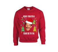 Taylor Brown Merry christmas from me to you chuckle brothers meme Unisex Funny Adults Sweatshirt Jumper Red