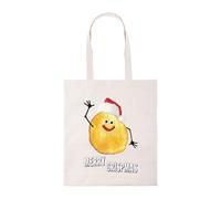 Taylor Brown Merry crispmas, crisps xmas christmas festive joke comedy humour novelty silly weird british tote bag cotton shopper shopping bags reusable