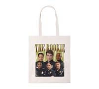 Taylor Brown Montage The Rookie, iconic cool trendy novelty tv fun series tote bag cotton shopper shopping bag reusable bags