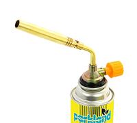 Taylor & Brown® Multi-Purpose Butane Gas Soldering Flamethrower Blow Torch Head Adjustable Flame Hand Manual Ignition for Camping Cooking BBQ Brazing Tool