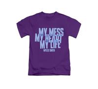 Taylor Brown My Mess, My Heart, My Life, Myles pop Smith, Iconic Cool icon Trendy Tee T-Shirt Funny Unisex T Shirt Top Purple