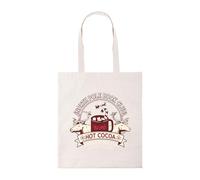Taylor Brown North pole book club, novelty meme xmas christmas cute festive read books tote bag cotton shopper shopping bags reusable
