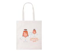 Taylor Brown Nothing hits like an aperol spritz, drink cute aesthetic graphic tote bag cotton shopper shopping reusable bags