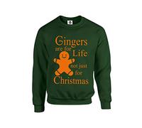 Taylor Brown Orange text, Gingers are for life not just for christmas, meme, trending, xmas, festive Unisex Funny Adults Sweatshirt Jumper