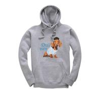 Taylor Brown Oui-ner sausage dog meme novelty joke dachshund silly weird Unisex Funny Kids Hoodie Jumper Heather Grey