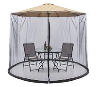 Taylor & Brown Outdoor Garden Umbrella Screen, Mosquito Net Cover, Bug Netting Cover, Parasol Converter Cover, 11 FT