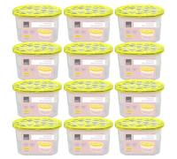 Taylor & Brown Pack of 18 Scented Interior Dehumidifier Condensation Remover Moisture Absorber Damp Mould in Home Kitchen Wardrobe Bedroom Caravan Office Garage Bathroom Basement 500ml (Vanilla)