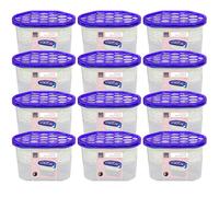 Taylor & Brown Pack of 18 Scented Interior Dehumidifier Condensation Remover Moisture Absorber Damp Mould in Home Kitchen Wardrobe Bedroom Caravan Office Garage Bathroom Basement 500ml (Fresh Linen)