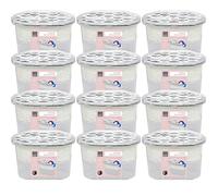 Taylor & Brown Pack of 24 Scented Interior Dehumidifier Condensation Remover Moisture Absorber Damp Mould in Home Kitchen Wardrobe Bedroom Caravan Office Garage Bathroom Basement 500ml (Vanilla)