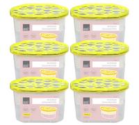 Taylor & Brown Pack of 6 Scented Interior Dehumidifier Condensation Remover Moisture Absorber Damp Mould in Home Kitchen Wardrobe Bedroom Caravan Office Garage Bathroom Basement 500ml (Vanilla)